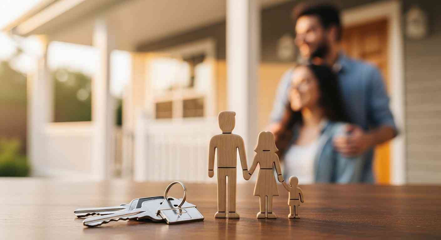 Close up of house keys on a table representing the achievement of real estate goals in your 30s.